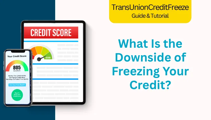What Is the Downside of Freezing Your Credit?